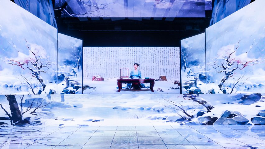 網(wǎng)易云音樂(lè)與小冰公司推出虛擬歌手陳水若演唱《風(fēng)雪千千》。主辦方供圖